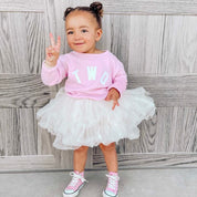 BIRTHDAY NUMBER - BLOCK FONT - Child Sweater Little Mama Shirt Shop