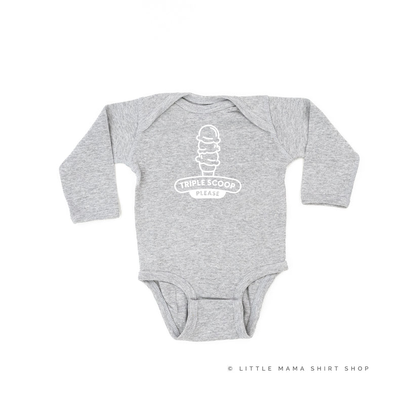 TRIPLE SCOOP PLEASE - Long Sleeve Child Shirt