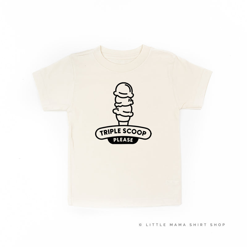 TRIPLE SCOOP PLEASE - Short Sleeve Child Shirt