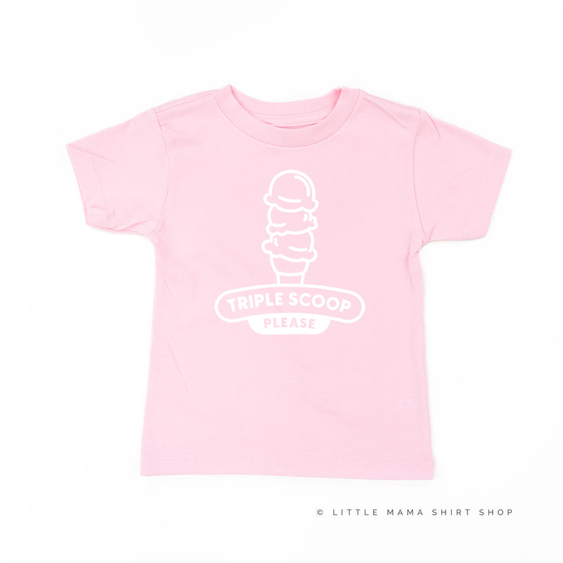 TRIPLE SCOOP PLEASE - Short Sleeve Child Shirt