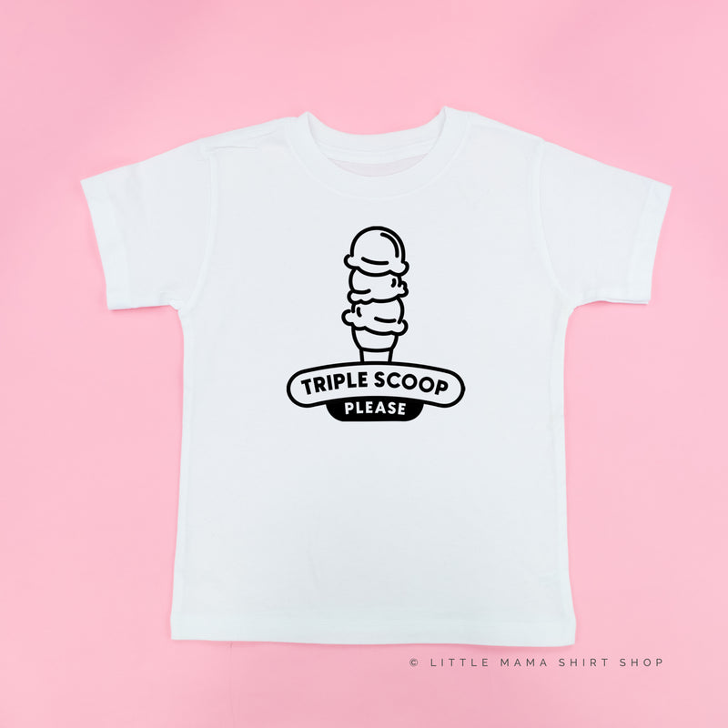 TRIPLE SCOOP PLEASE - Short Sleeve Child Shirt