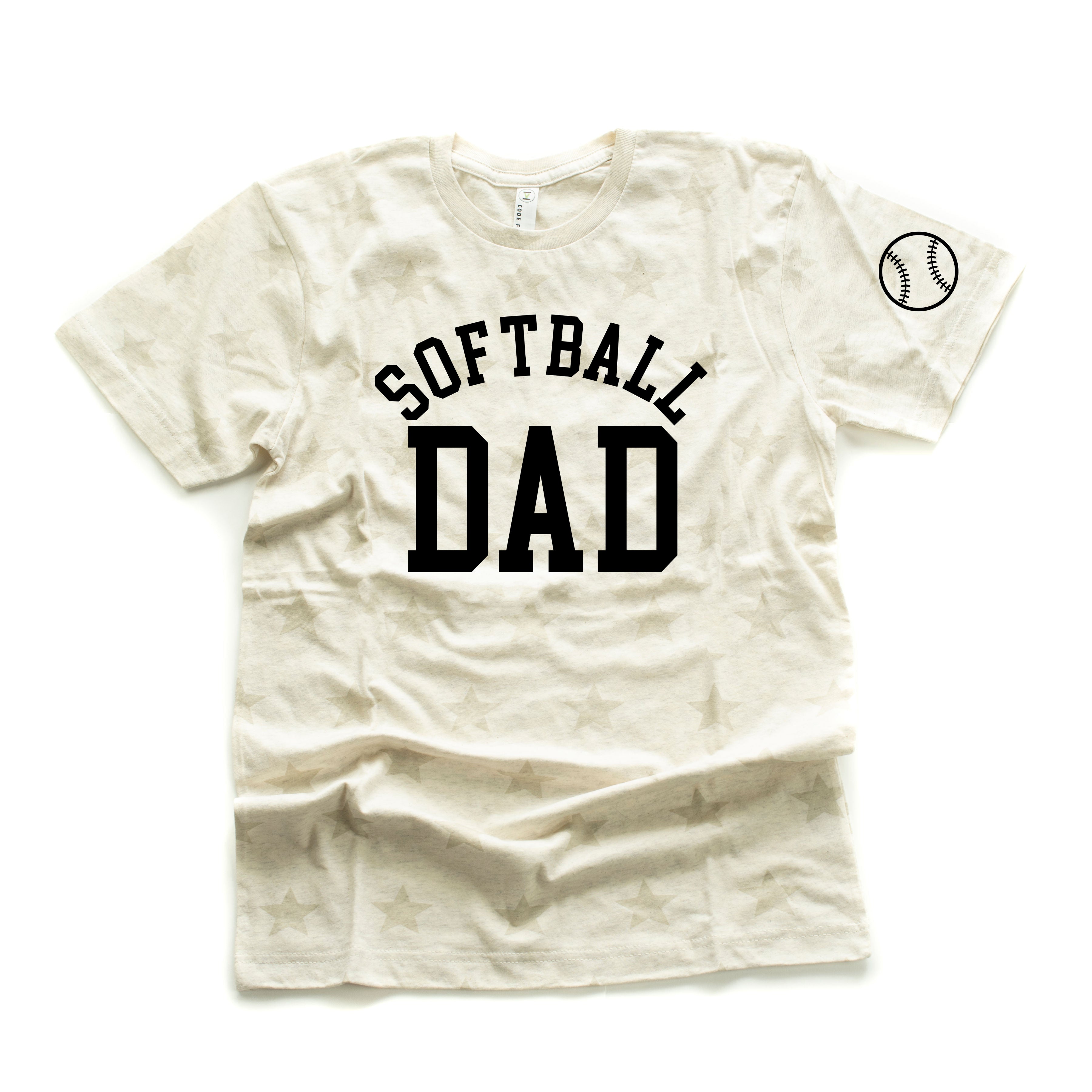Softball Dad (sd) - Unisex STAR Tee Little Mama Shirt Shop