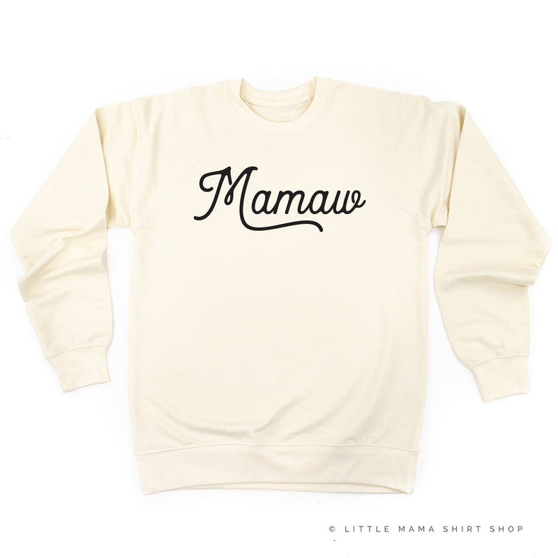 Mamaw - Script ﻿- Lightweight Pullover Sweater