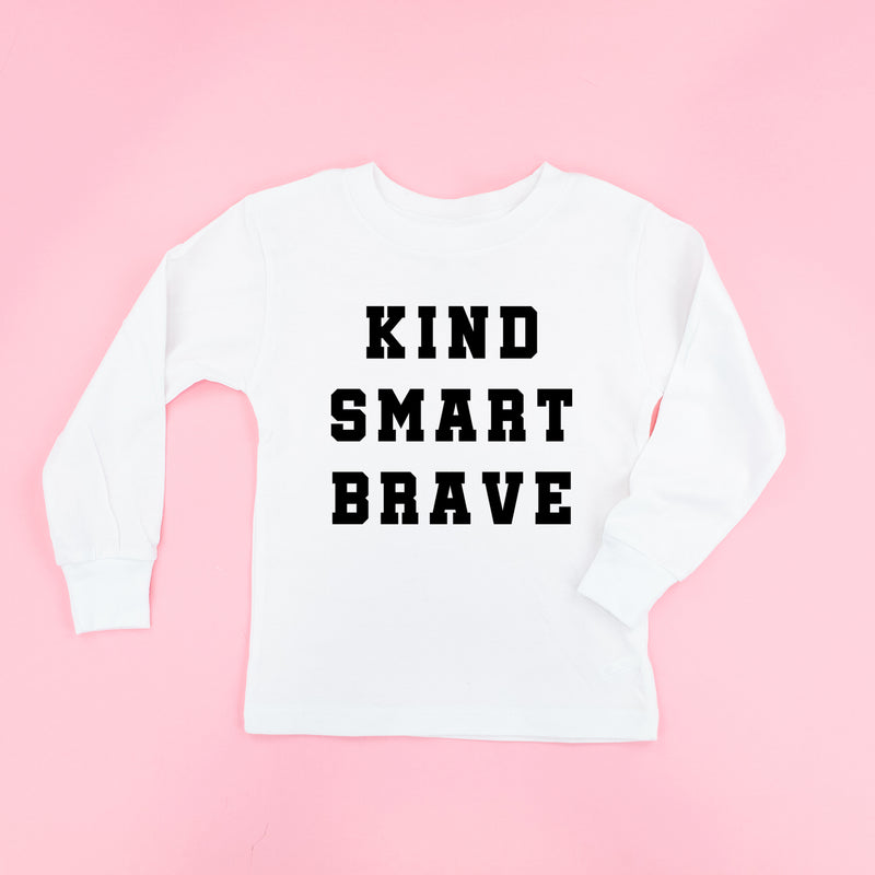 Kind Smart Brave - Varsity - Long Sleeve Child Shirt
