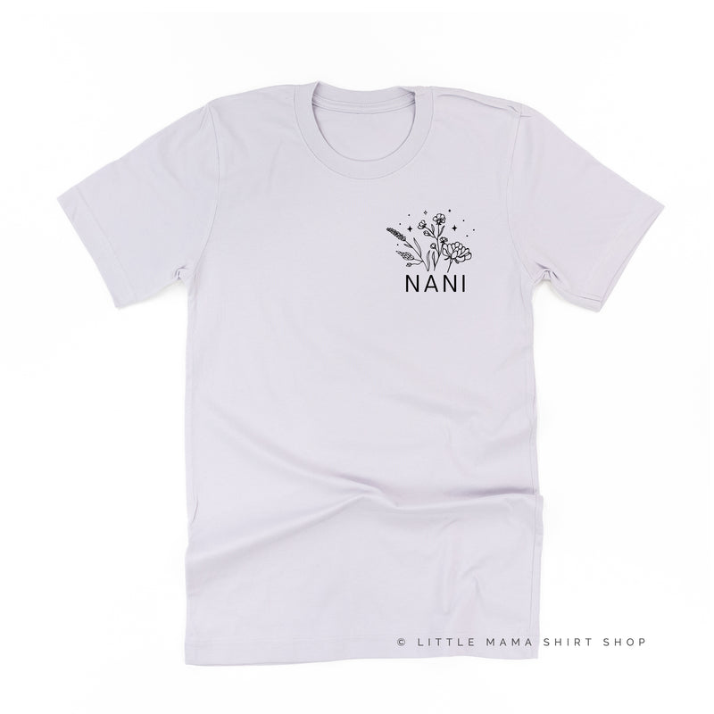 NANI - Bouquet - Pocket Size ﻿- Unisex Tee