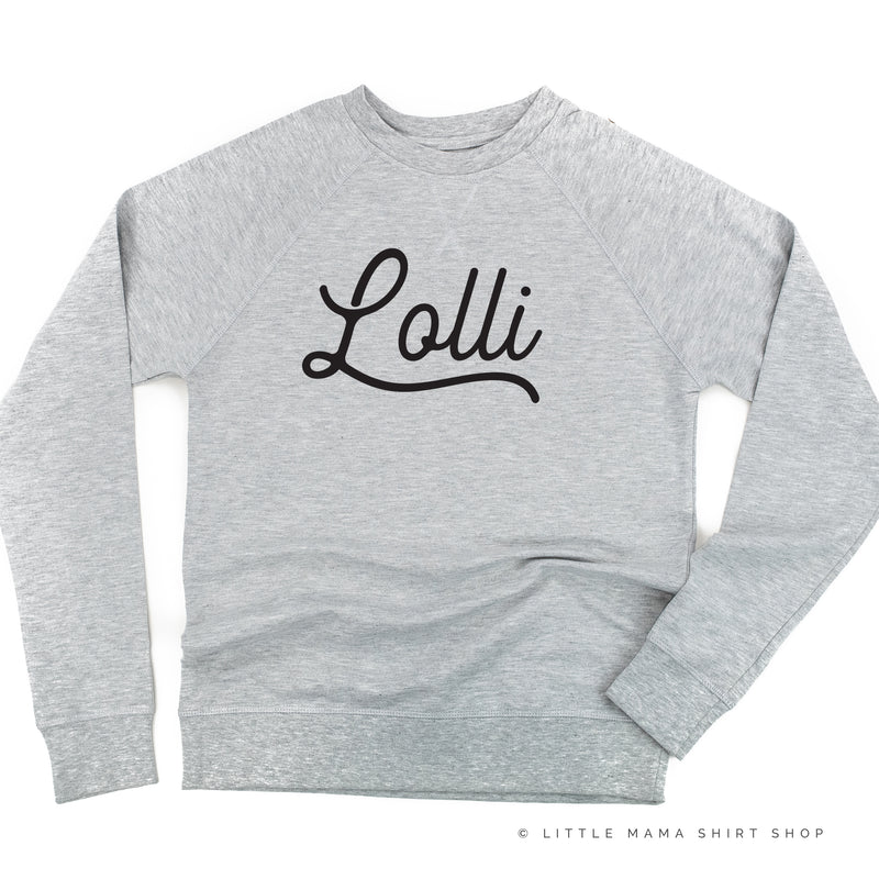 Lolli - Script ﻿- Lightweight Pullover Sweater
