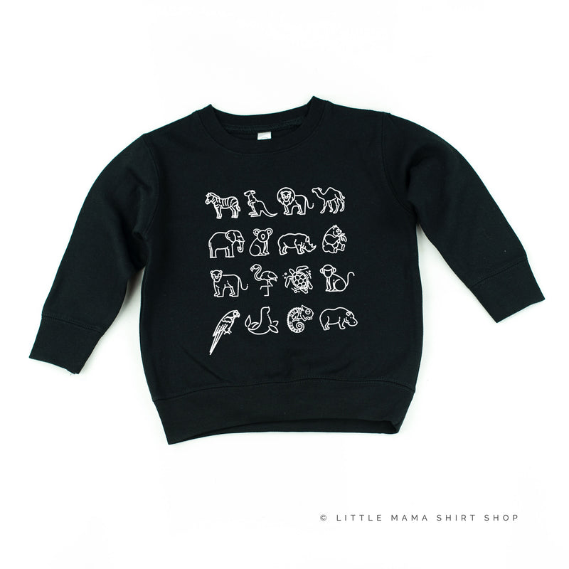 4x4 ZOO ANIMALS - Child Sweater