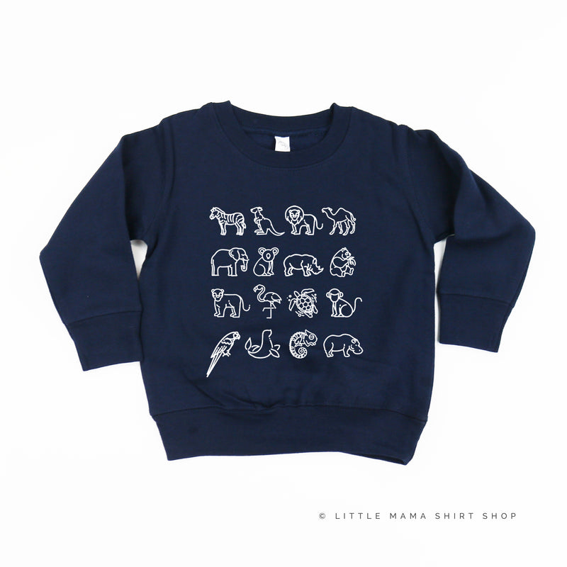 4x4 ZOO ANIMALS - Child Sweater