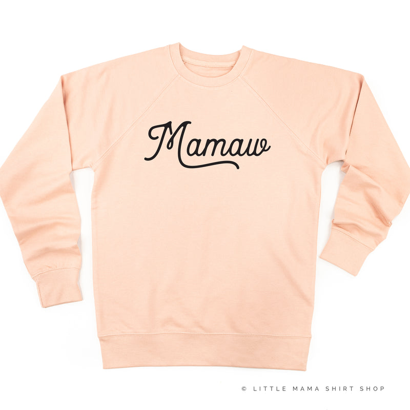 Mamaw - Script ﻿- Lightweight Pullover Sweater