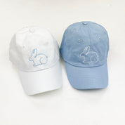 Outline Bunny - Embroidered - Child Size Hat Little Mama Shirt Shop