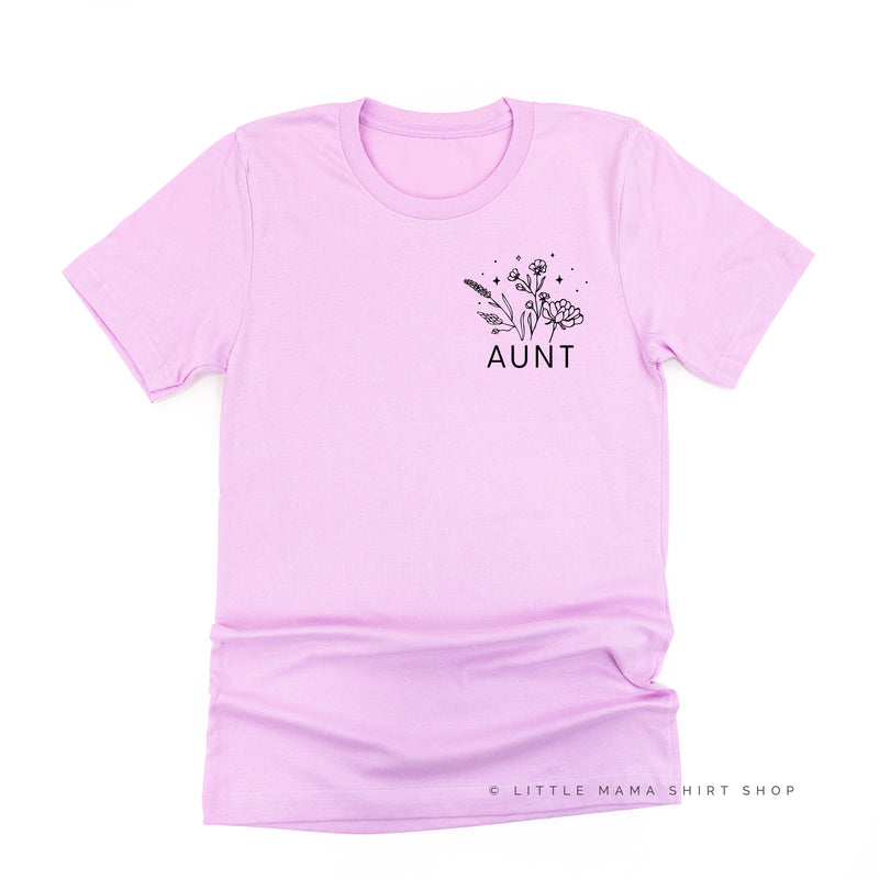 AUNT - Bouquet - Pocket Size ﻿- Unisex Tee