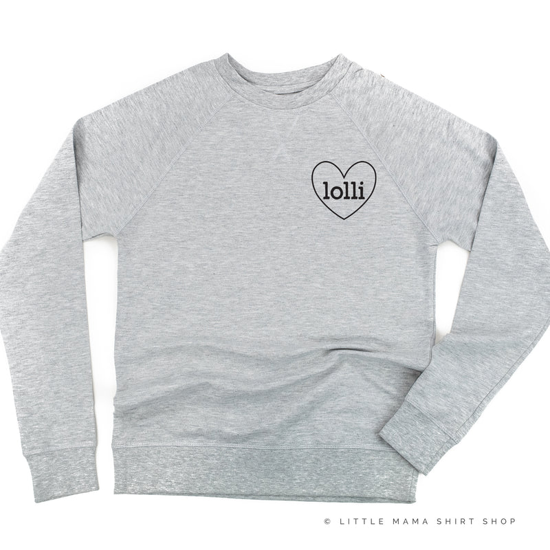 Lolli - Heart Around ﻿- Lightweight Pullover Sweater