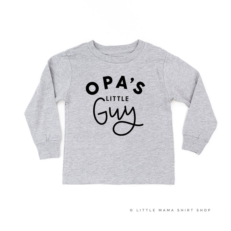 Opa's Little Guy - Long Sleeve Child Shirt
