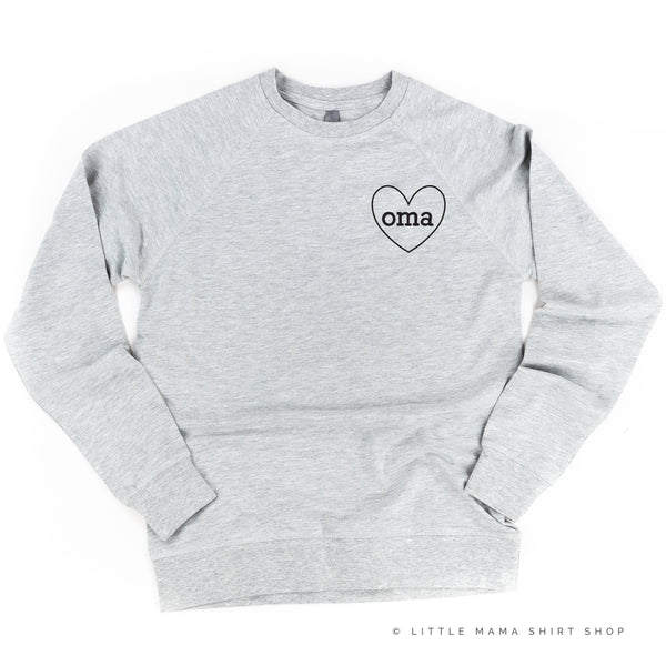 Oma - Heart Around ﻿- Lightweight Pullover Sweater