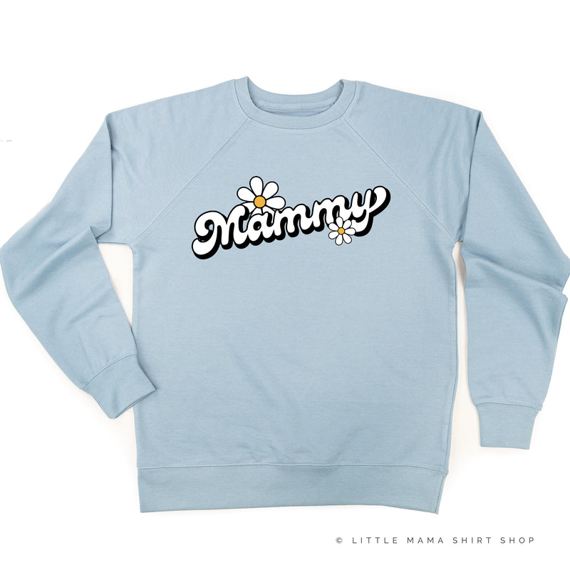 DAISY - MAMMY - w/ Full Daisy on Back - Lightweight Pullover Sweater