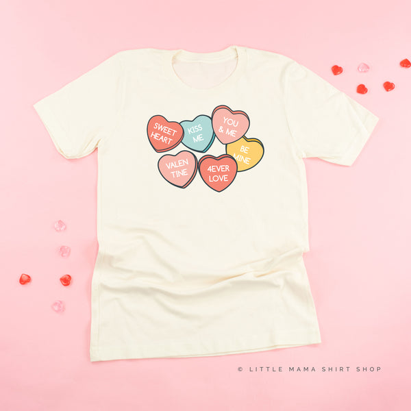 Conversation Hearts - Unisex Tee