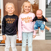 SPOOKY BRO - Long Sleeve Child Shirt Little Mama Shirt Shop