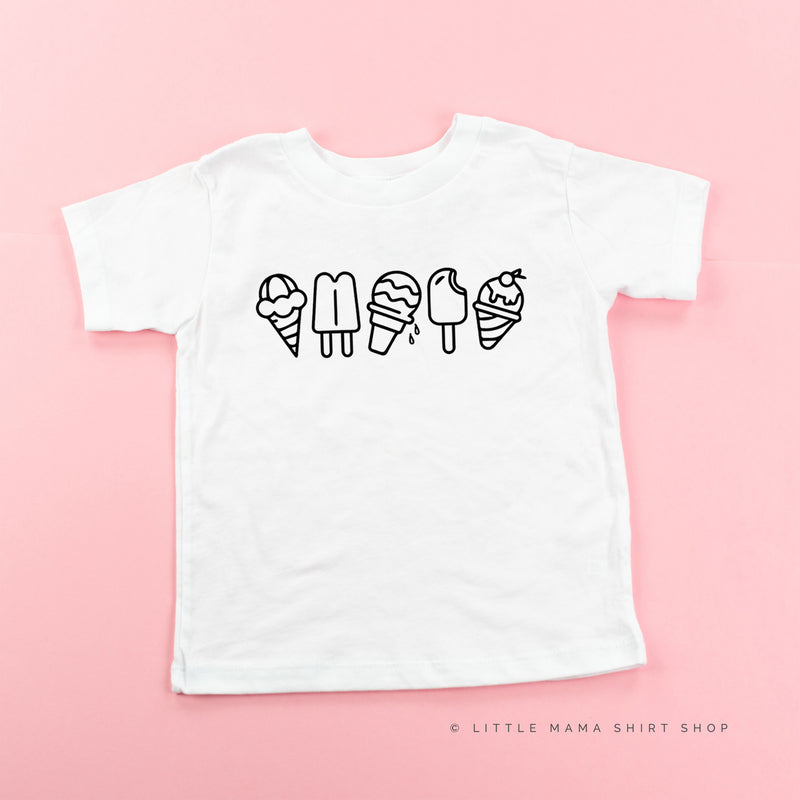 5 ACROSS ICE CREAM - Short Sleeve Child Shirt