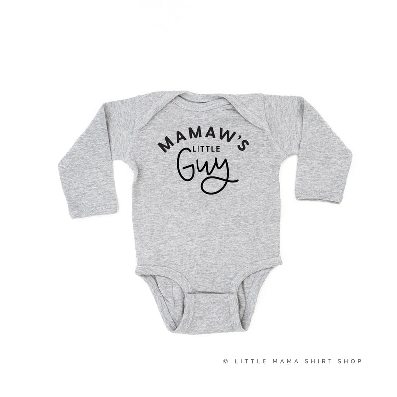 Mamaw's Little Guy - Long Sleeve Child Shirt