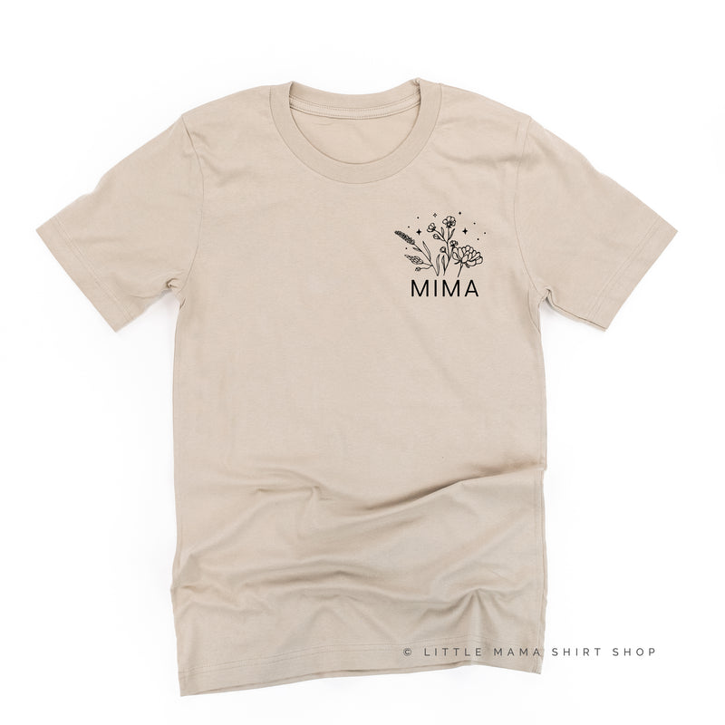 MIMA - Bouquet - Pocket Size ﻿- Unisex Tee