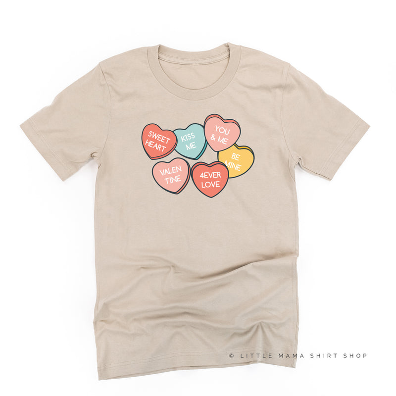 Conversation Hearts - Unisex Tee