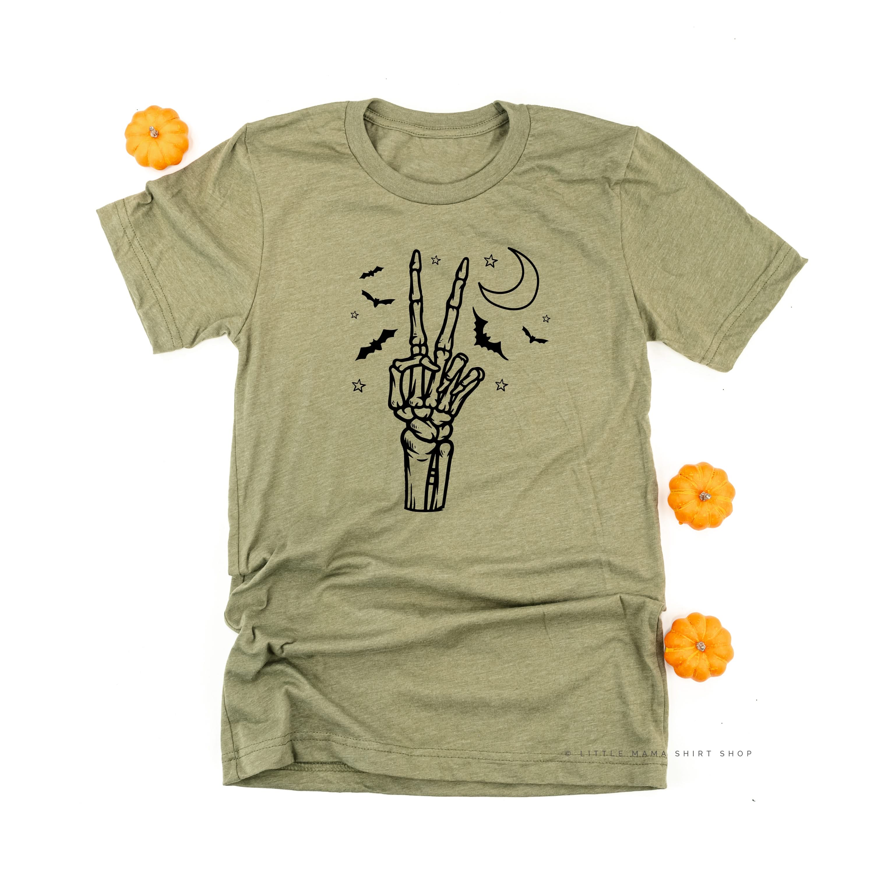 Peace - Skeleton - Unisex Tee Little Mama Shirt Shop