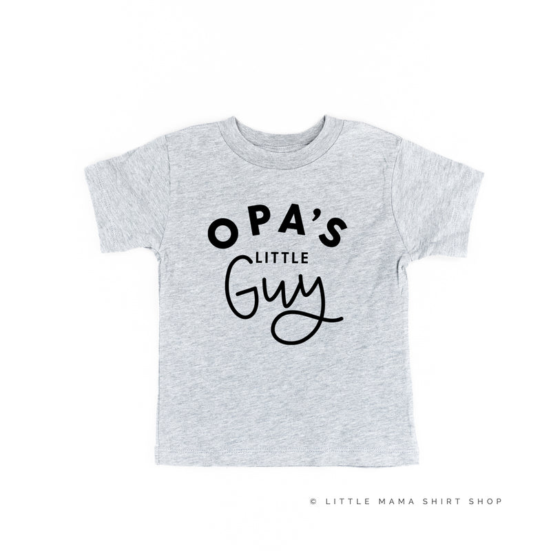 Opa's Little Guy - Short Sleeve Child Shirt