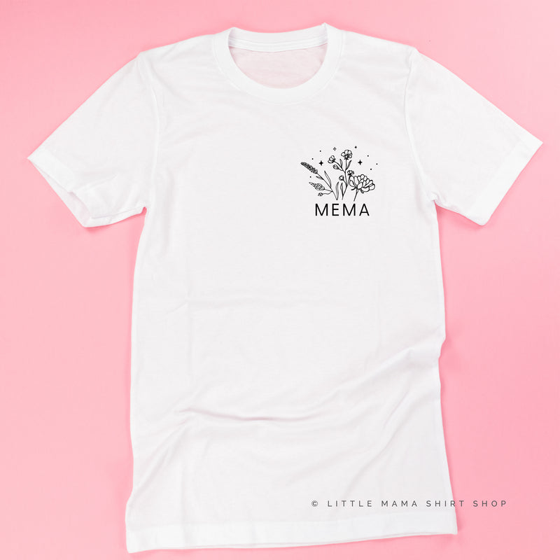 MEMA - Bouquet - Pocket Size ﻿- Unisex Tee