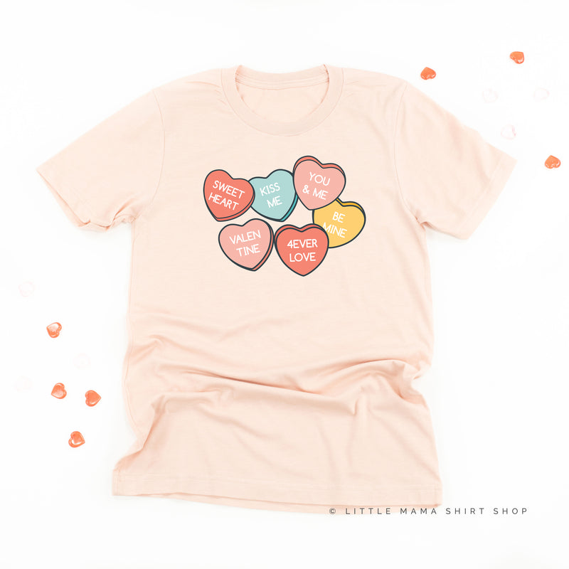 Conversation Hearts - Unisex Tee