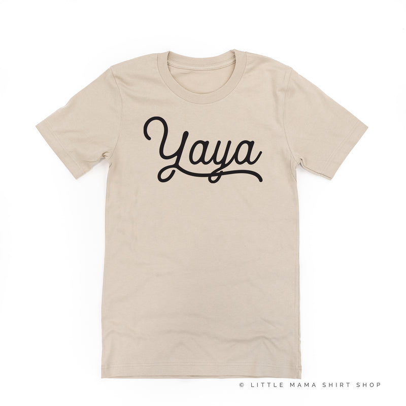 Yaya - Script ﻿- Unisex Tee