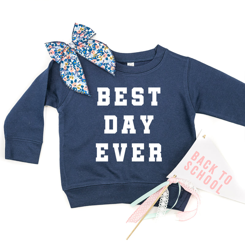 Best Day Ever - Varsity - Child Sweater