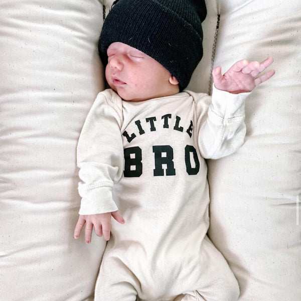 LITTLE BRO - Varsity - One Piece Baby Sleeper