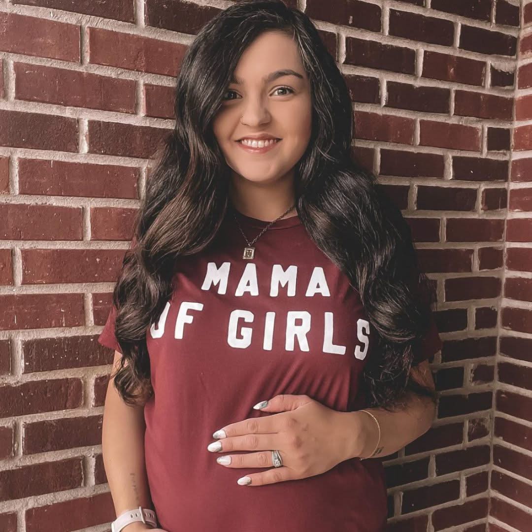 MAMA OF GIRLS - (Block Font) - Unisex Tee Little Mama Shirt Shop