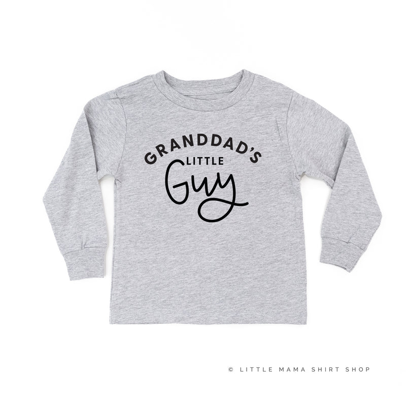 Granddad's Little Guy - Long Sleeve Child Shirt