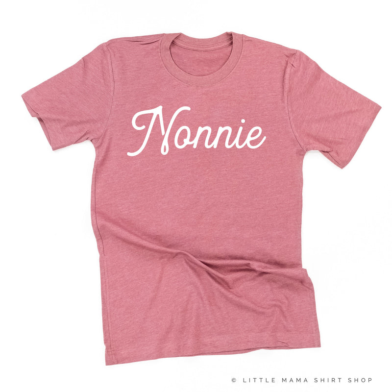 Nonnie - Script ﻿- Unisex Tee