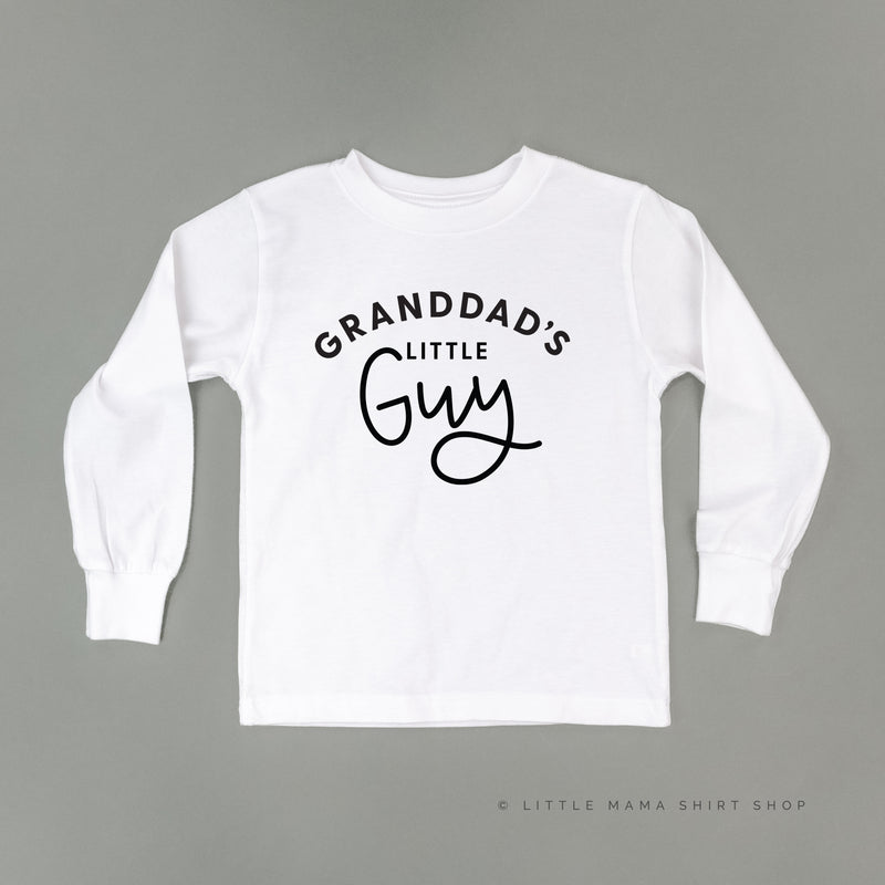 Granddad's Little Guy - Long Sleeve Child Shirt