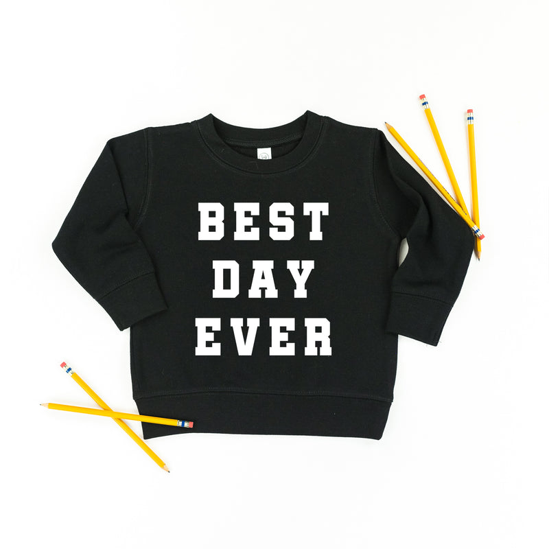 Best Day Ever - Varsity - Child Sweater