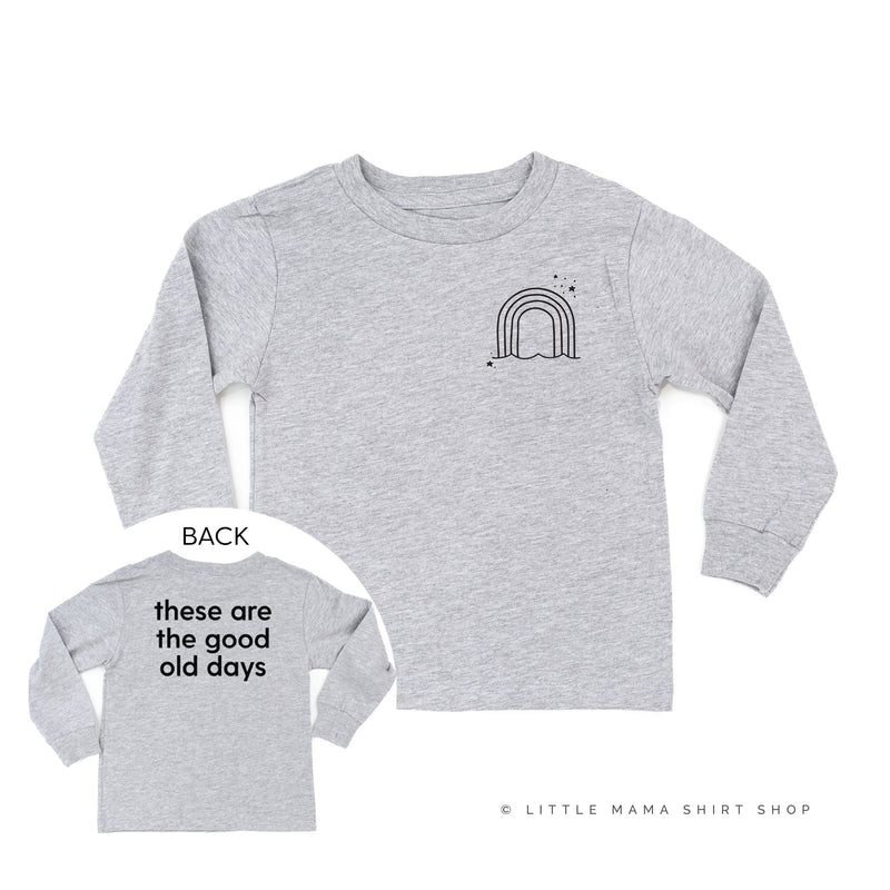 RAINBOW POCKET - THESE ARE THE GOOD OLD DAYS - Long Sleeve Child Shirt