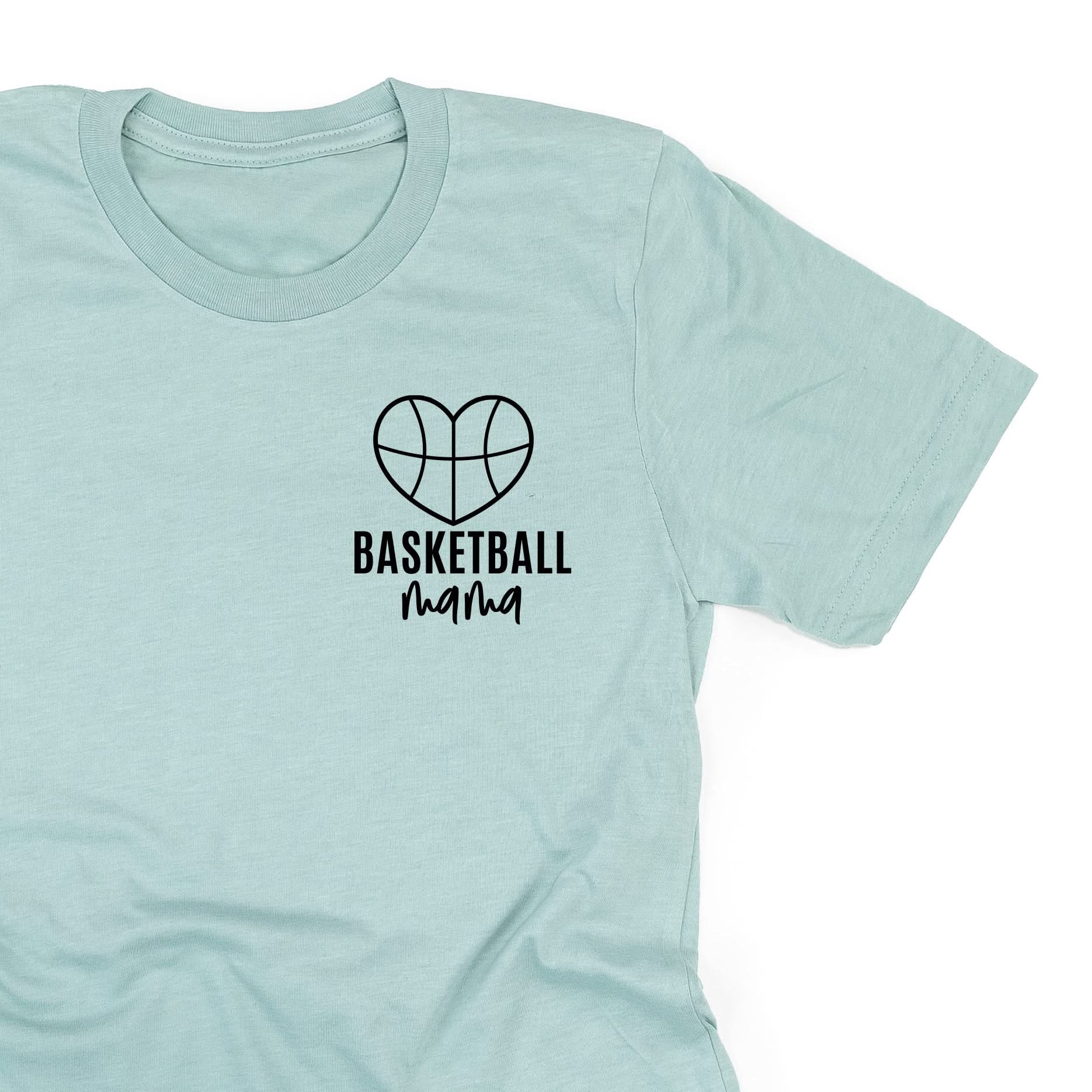Basketball Mama - (Pocket Size) - Unisex Tee Little Mama Shirt Shop