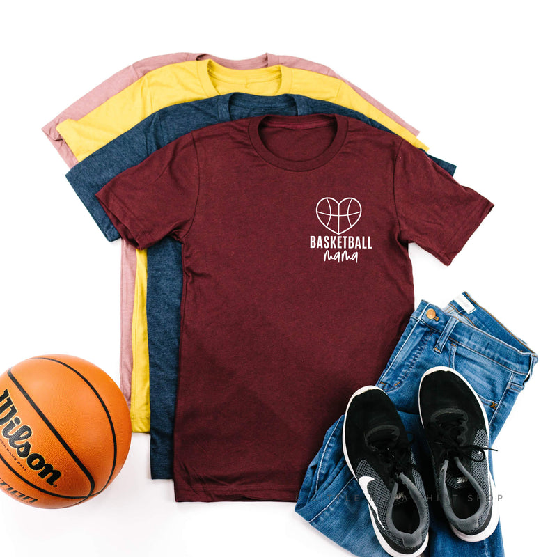 Basketball Mama - (Pocket Size) - Unisex Tee