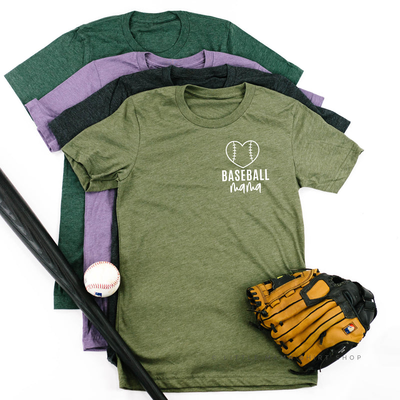 Baseball Mama - Pocket Design - Unisex Tee