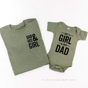 Dad + His Girl / Just a Girl and Her Dad - Set of 2 Shirts Little Mama Shirt Shop