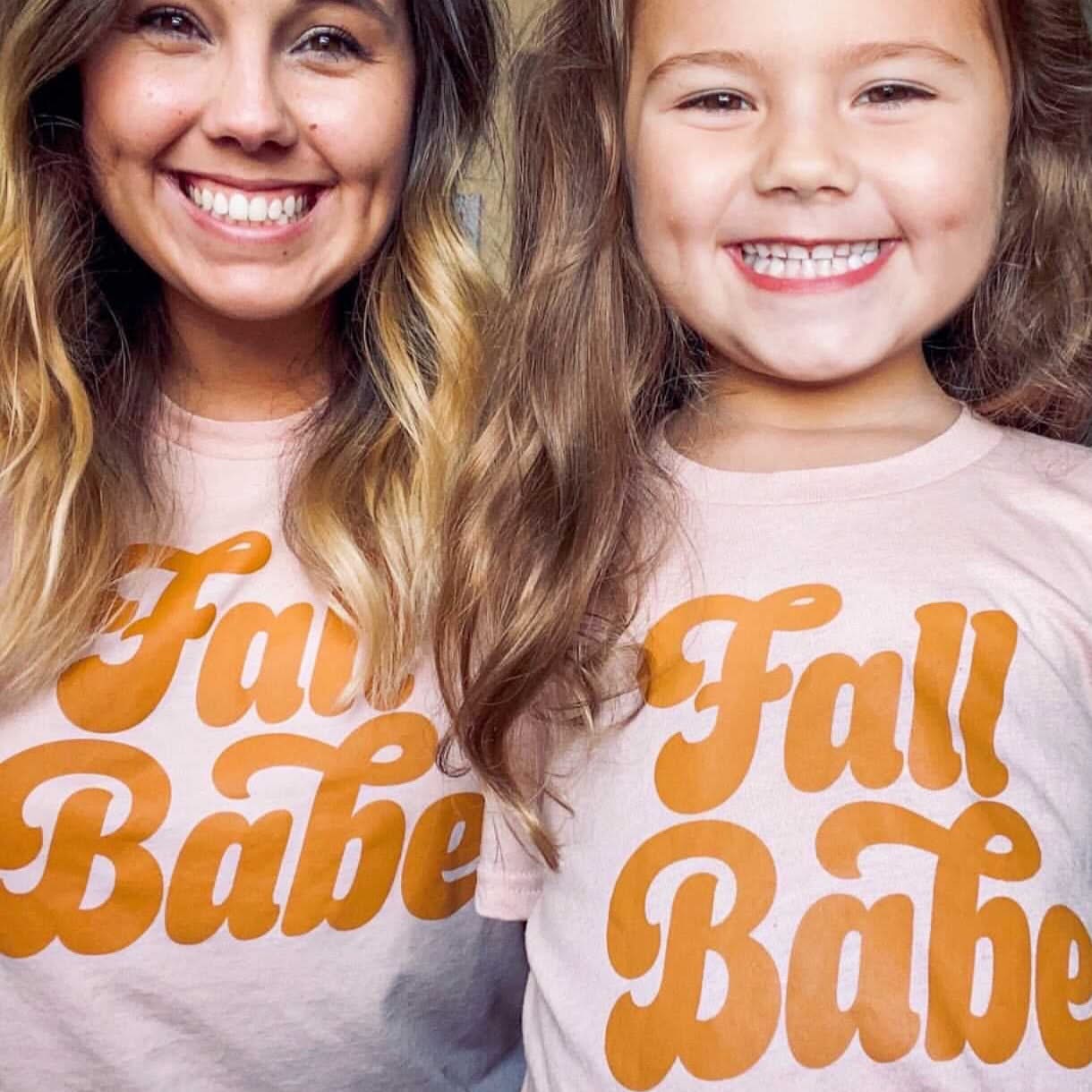 Fall Babe - Set of 2 Shirts Little Mama Shirt Shop