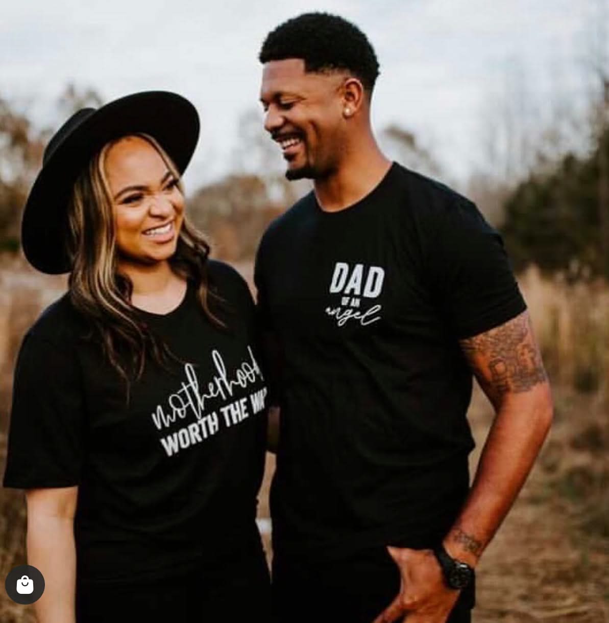 Dad of Angel(s) - Unisex Tee Little Mama Shirt Shop