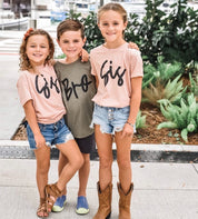 Bro - Cursive - Child Shirt Little Mama Shirt Shop