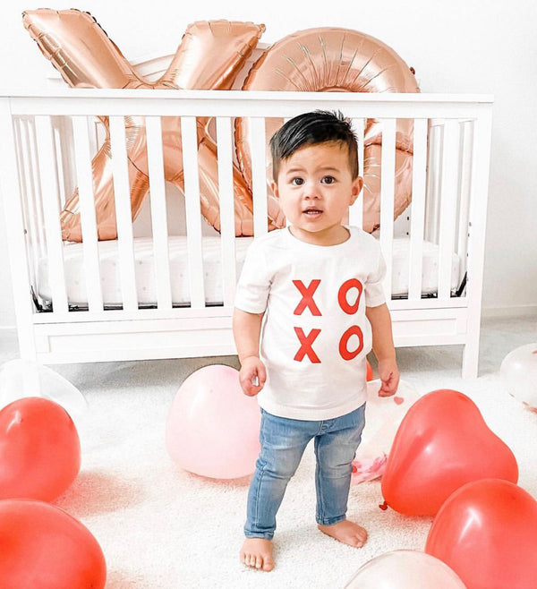 XOXO - Block Font - Child Tee