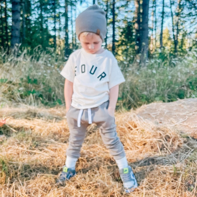 BIRTHDAY NUMBER - BLOCK FONT - Child Shirt Little Mama Shirt Shop