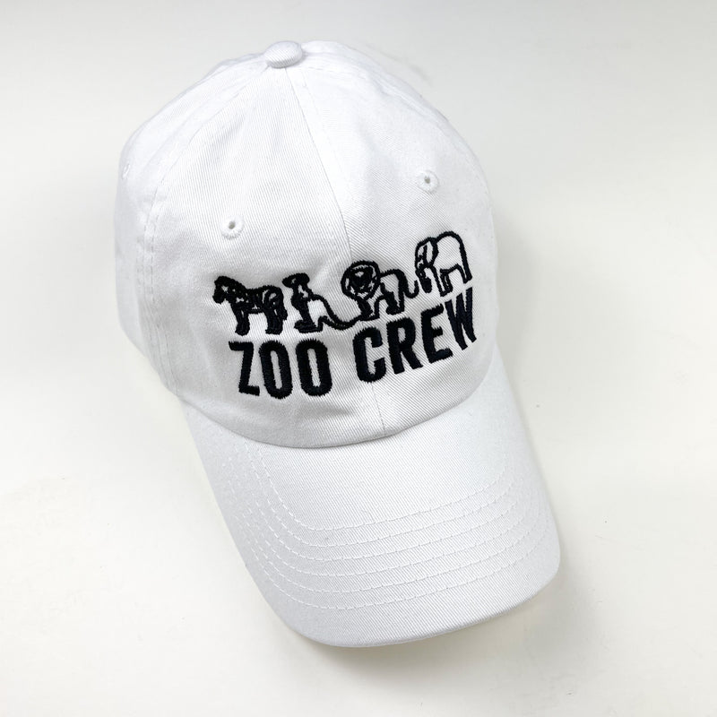 ZOO CREW - Child Size - White Baseball Cap