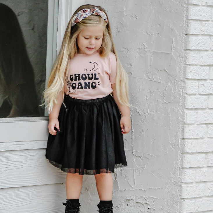 Ghoul Gang - Short Sleeve Child Shirt Little Mama Shirt Shop