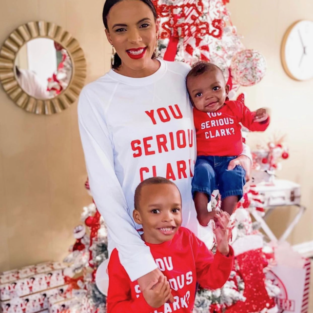 You Serious Clark? - Child LONG SLEEVE Tee Little Mama Shirt Shop